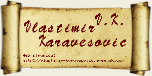 Vlastimir Karavesović vizit kartica